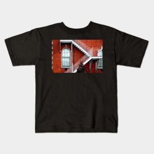 Bricks, Windows & Stairs Kids T-Shirt